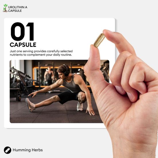 Picture of Humming Herbs Urolithin A Capsules – 6-in-1 Formula, 120 Capsules