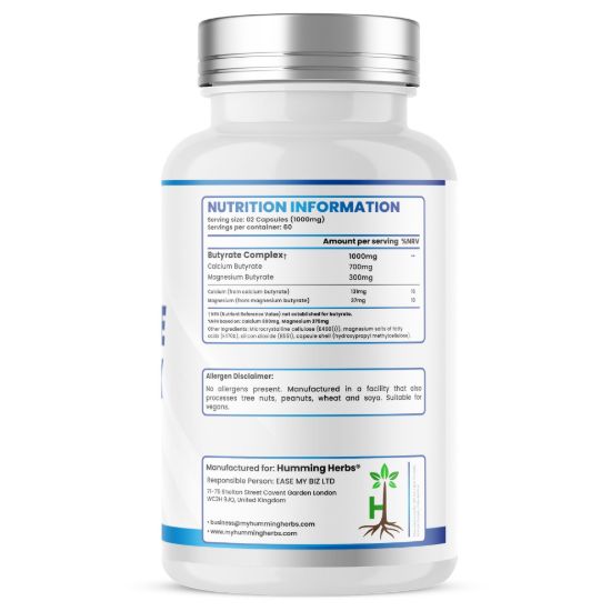 Picture of Humming Herbs Butyrate Complex — Calcium & Magnesium Salts