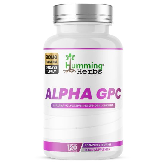 Picture of Humming Herbs Alpha GPC 600mg Capsules