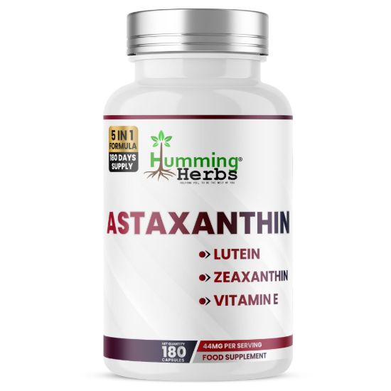 Picture of Humming Herbs Astaxanthin Capsules with Lutein & Vitamin E