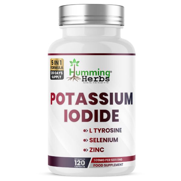 Humming Herbs Potassium Iodide Capsules – 5-in-1 Formula
