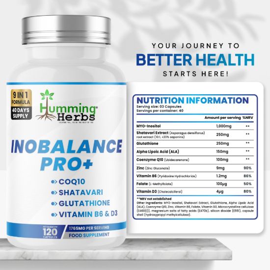 Picture of Humming Herbs Inobalance Pro+ Capsules | 9-in-1 Formula