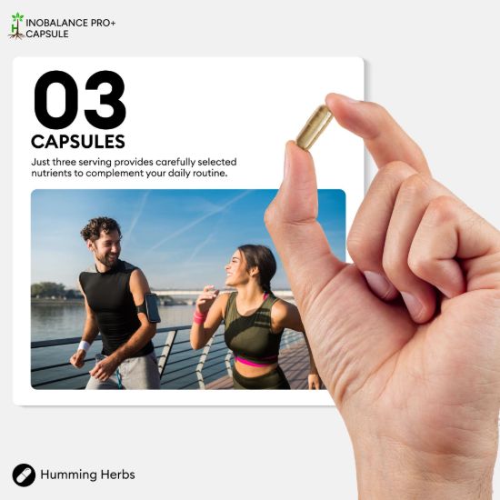 Picture of Humming Herbs Inobalance Pro+ Capsules | 9-in-1 Formula