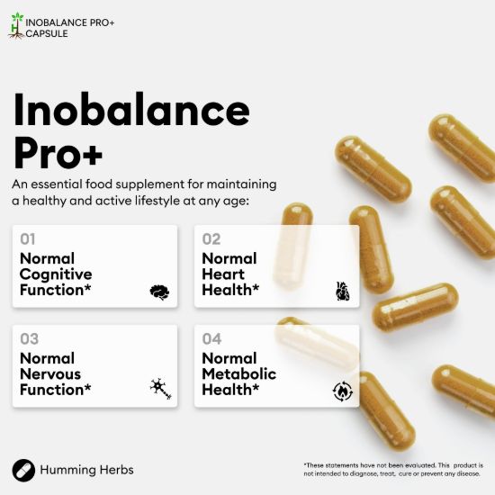 Picture of Humming Herbs Inobalance Pro+ Capsules | 9-in-1 Formula