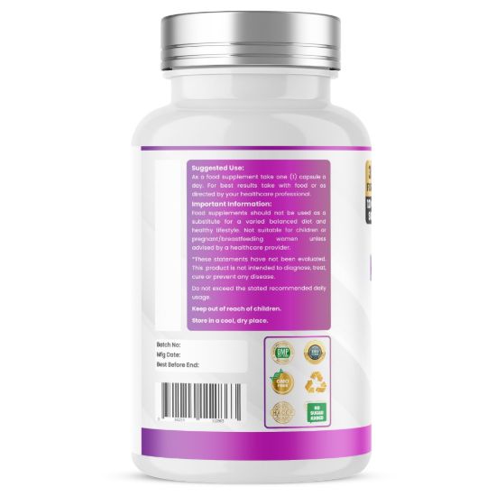 Picture of Humming Herbs Magnesium Complex 120 Capsules | 7-in-1