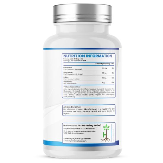 Picture of Humming Herbs K-Balance Complex — 180 Capsules