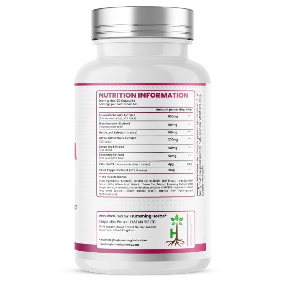 Picture of Humming Herbs Boswellia Serrata Capsules – 8-in-1 Formula