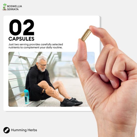 Picture of Humming Herbs Boswellia Serrata Capsules – 8-in-1 Formula