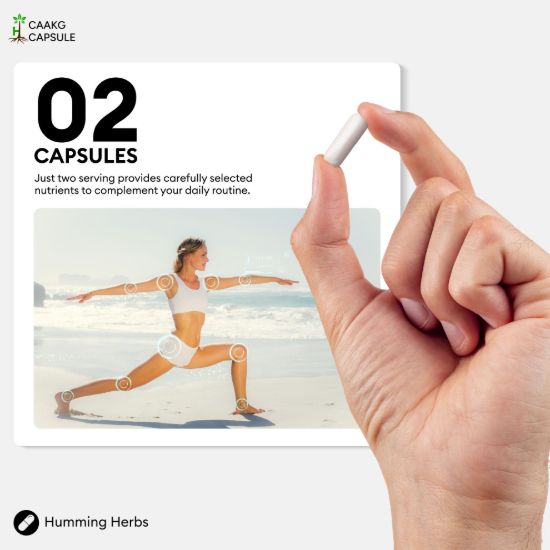 Picture of Humming Herbs CAAKG Calcium Alpha-Ketoglutarate Capsules