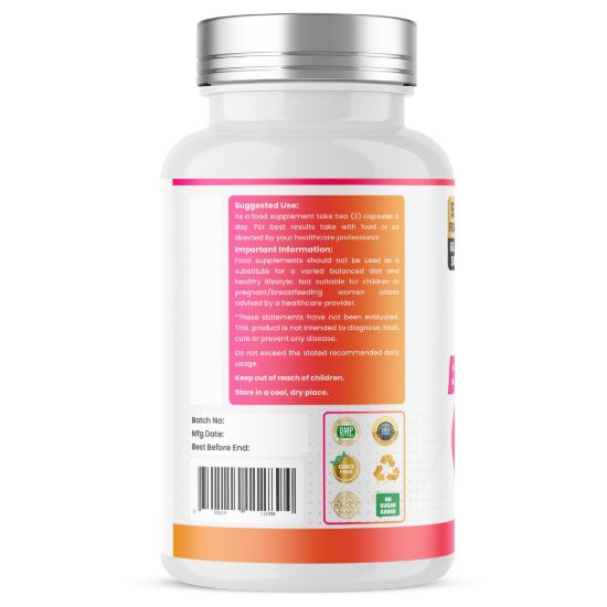 Picture of Humming Herbs Citrus Bergamot Capsules 120 — 5-in-1 Formula