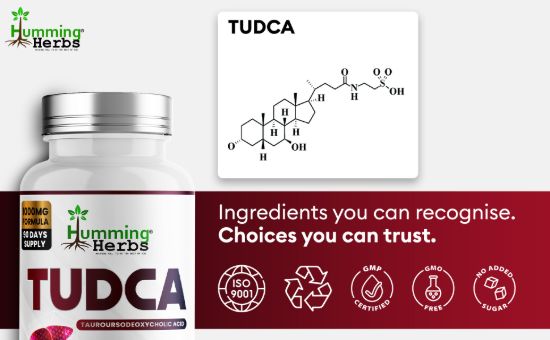 Picture of Humming Herbs TUDCA 1000mg Capsules – 180 Capsules